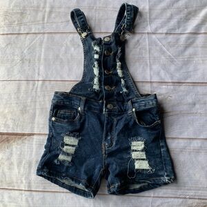 Kroix Blue Jean Overalls Size 12